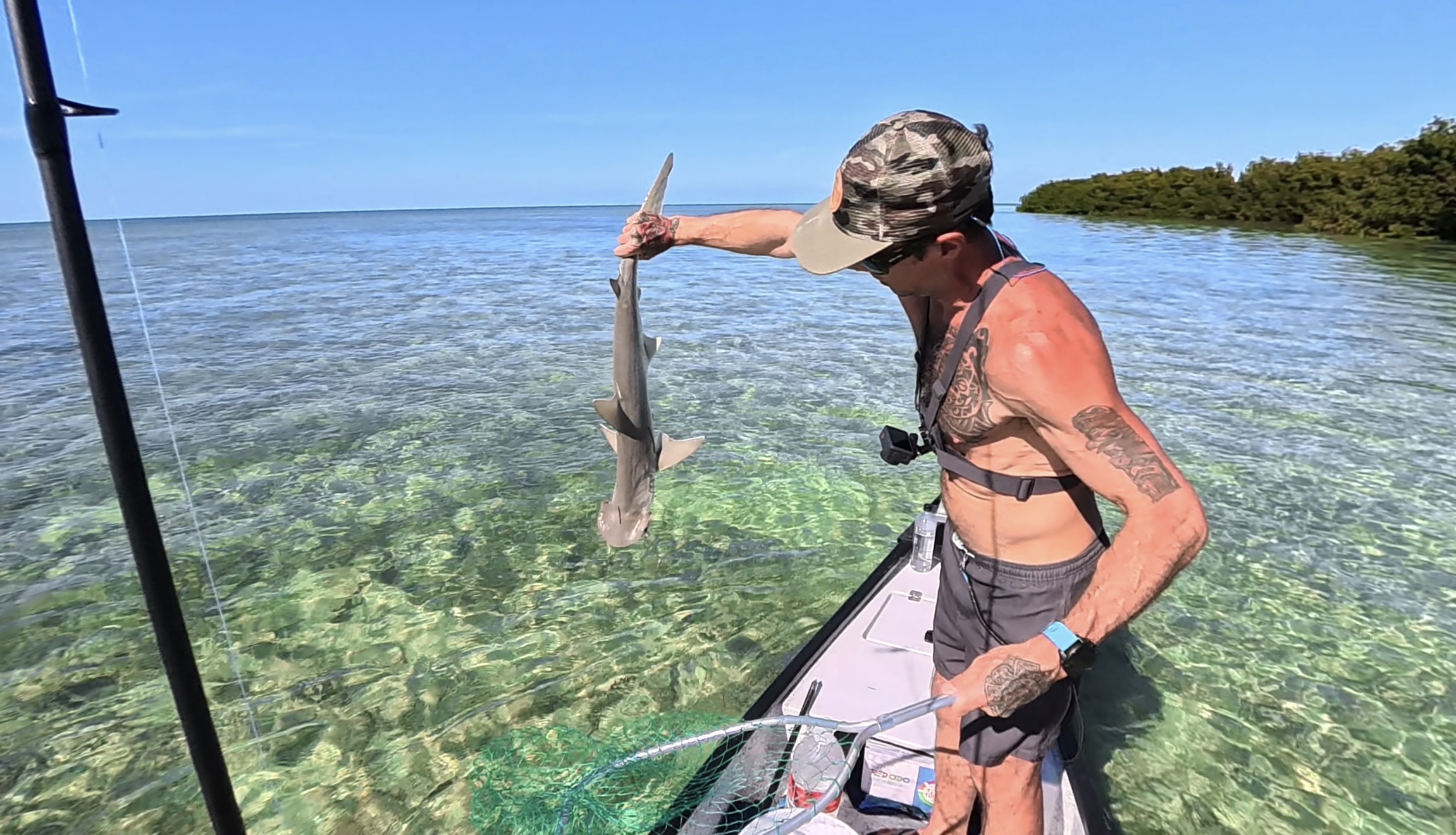 Erik on the Gheenoe, Big Pine Key